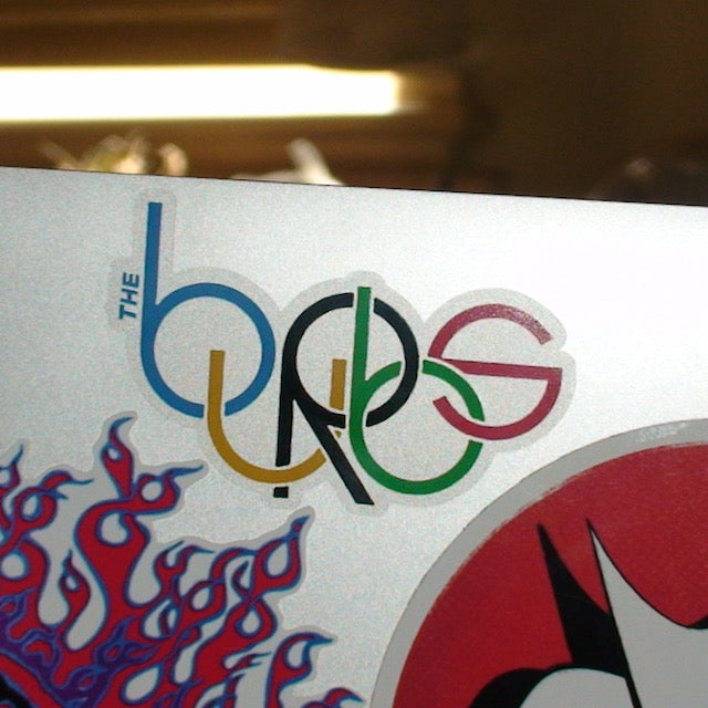 BURBLYMPIC RINGS sticker (6.8cm)